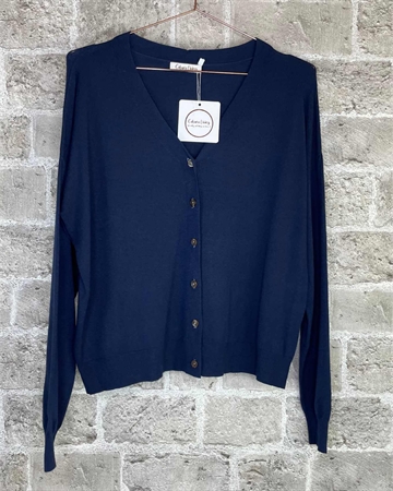 Cabana Living Becca 6044 Navy cardigan  ** KOMMER CA. UGE 7/8**